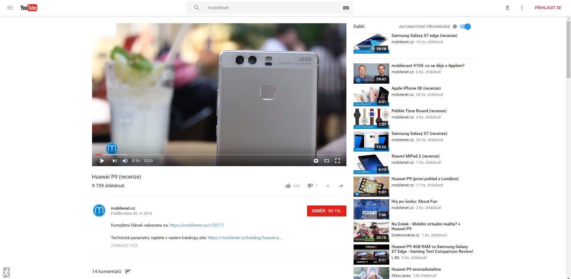 YouTube v Material Designu