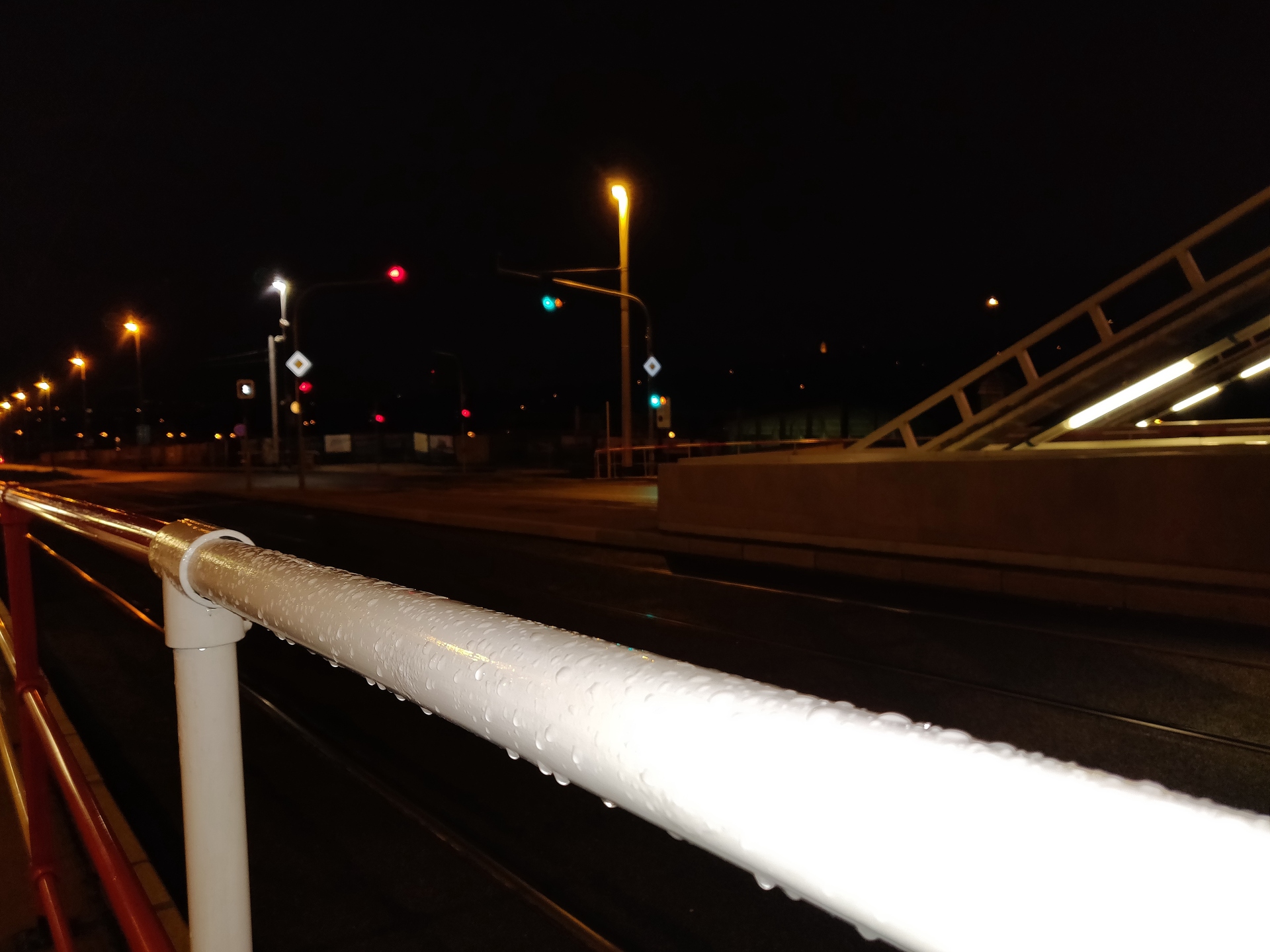 Zábradlí - s bleskem