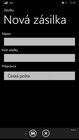 Zásilky pro Windows Phone