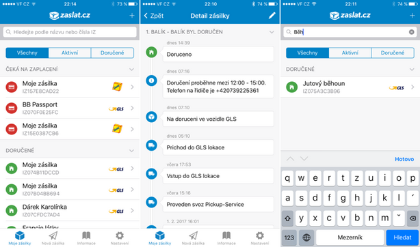 Zaslat.cz – screeny 1