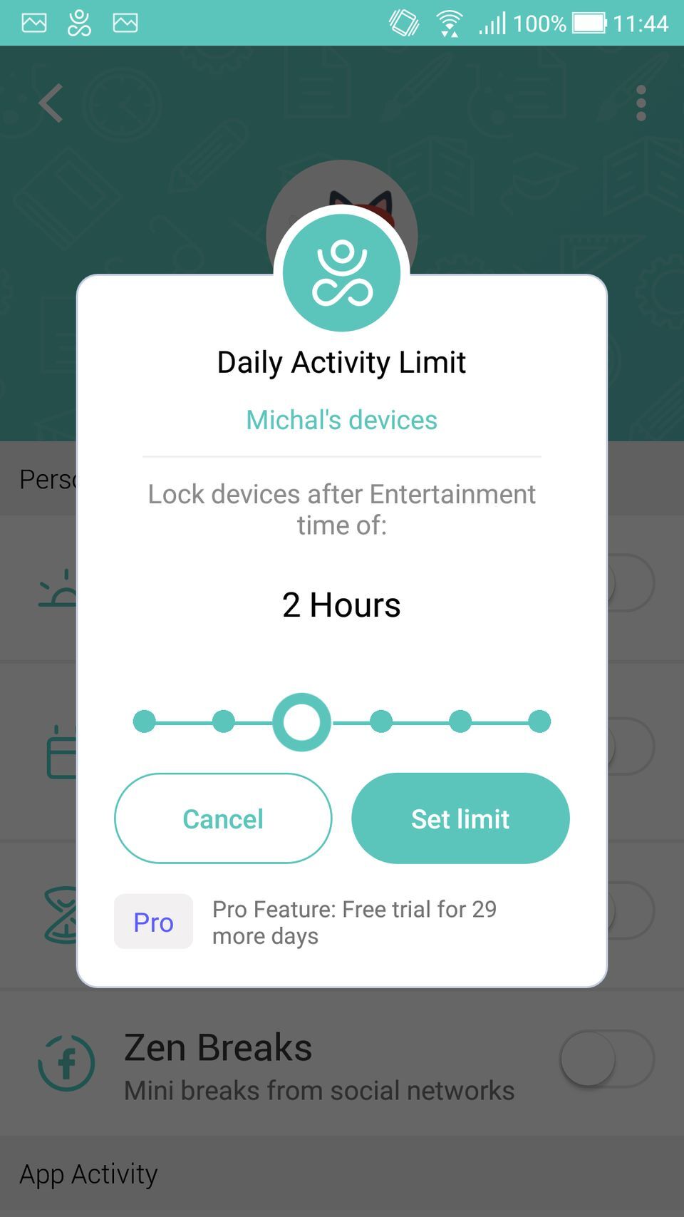 ZenScreen - Track and limit screen time