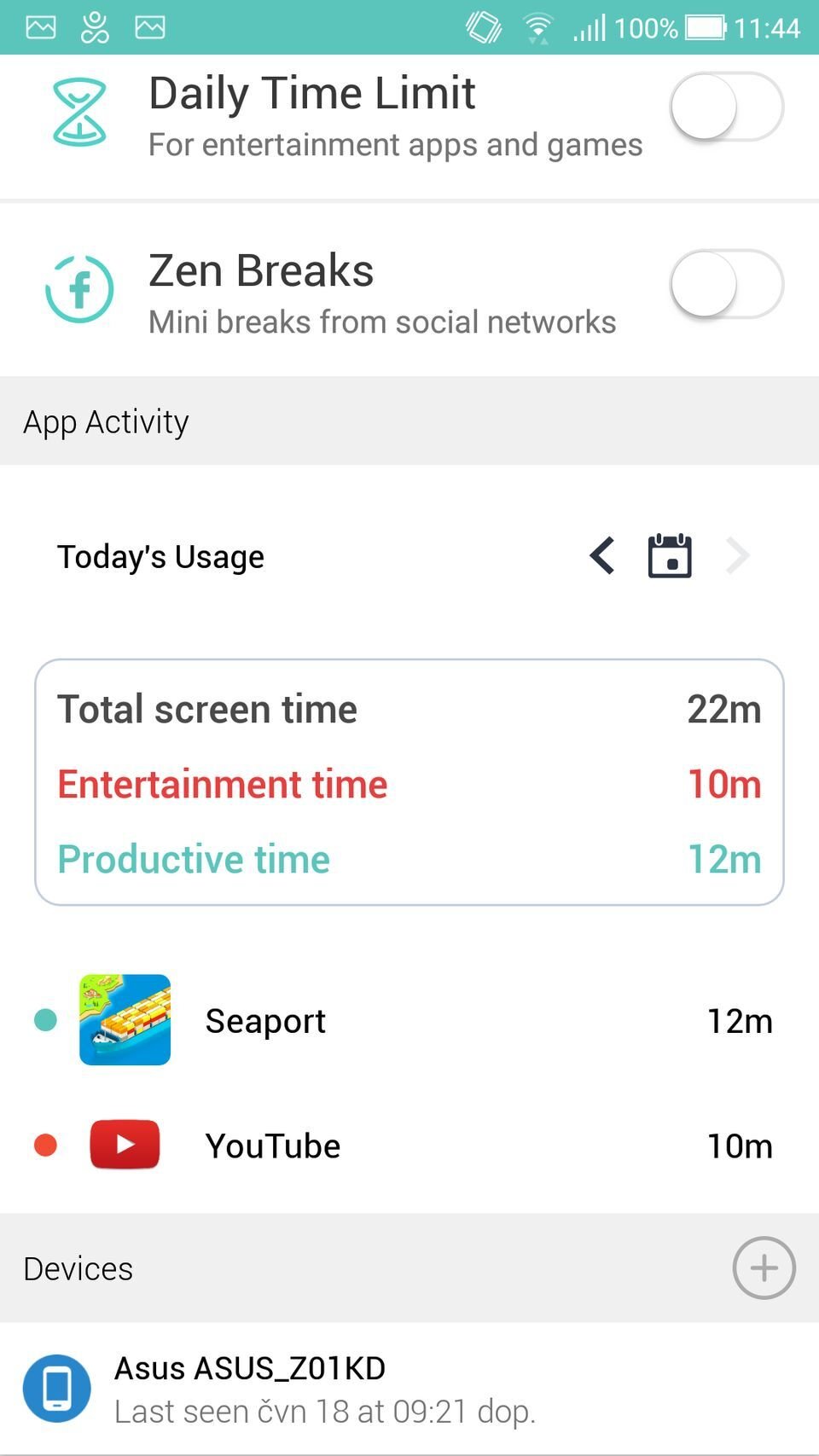 ZenScreen - Track and limit screen time