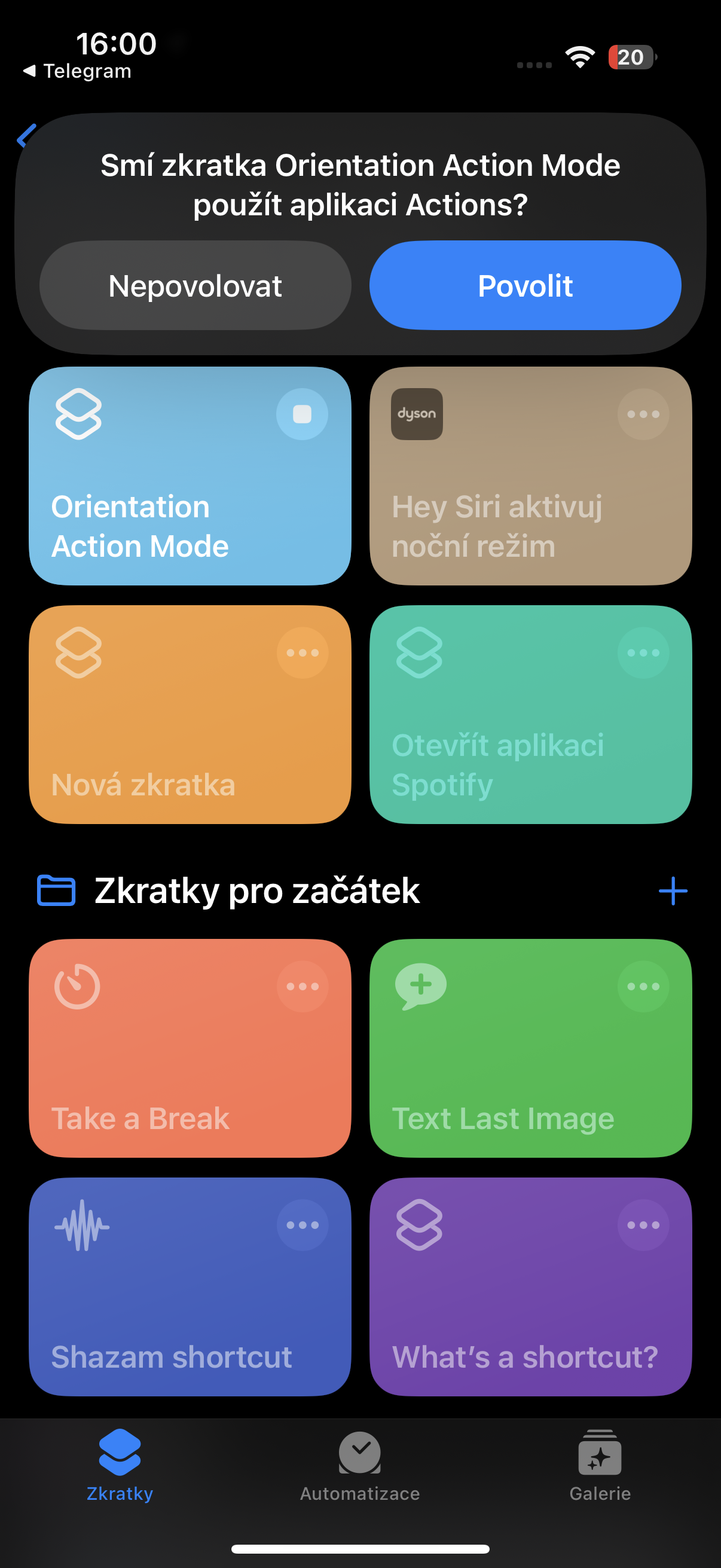 Zkratka Orientation Action Mode