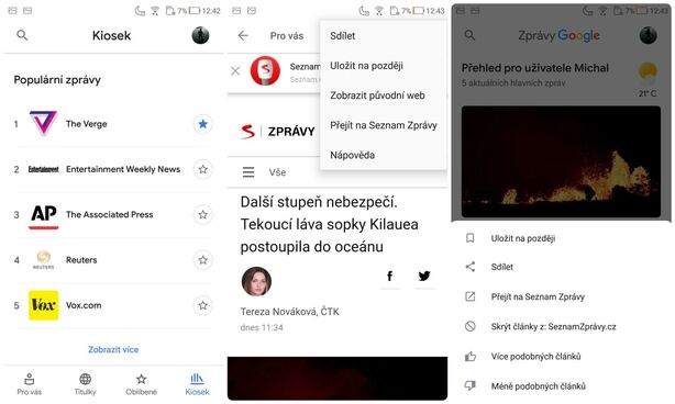 Zprávy Google