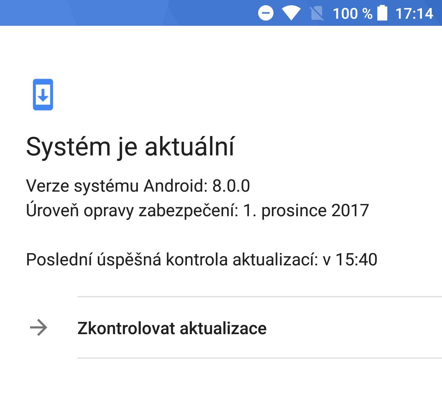 Android aktualizace