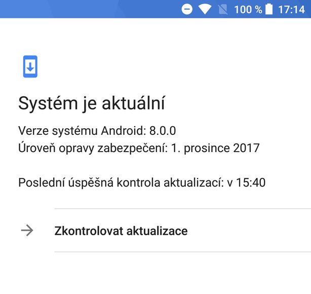 Android aktualizace
