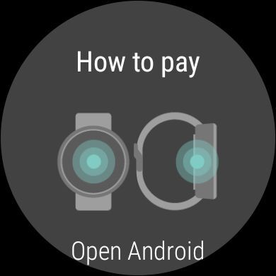 Android Pay na Android Wear