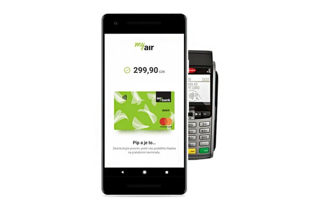 Také Air Bank zpřístupnila platby mobilem, stačí Android a NFC