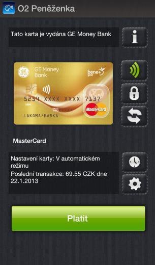 Kreditní karta MoneyCard Gold