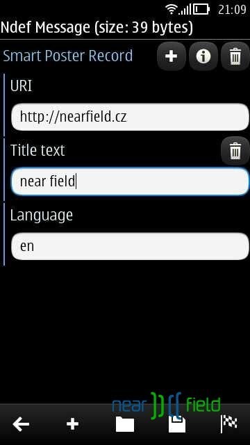 NFC Interactor pro Symbian