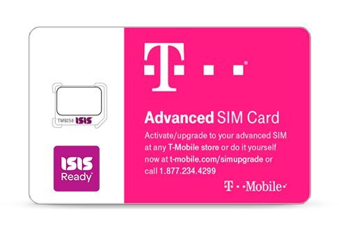 NFC SIM karta T-Mobile pro Isis
