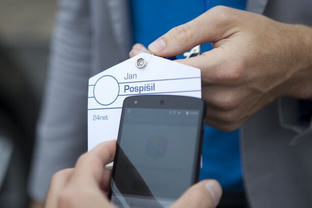 NFC visačka na WebExpu