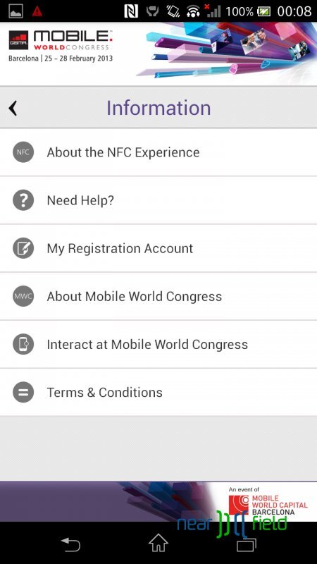 NFC visačka pro Android
