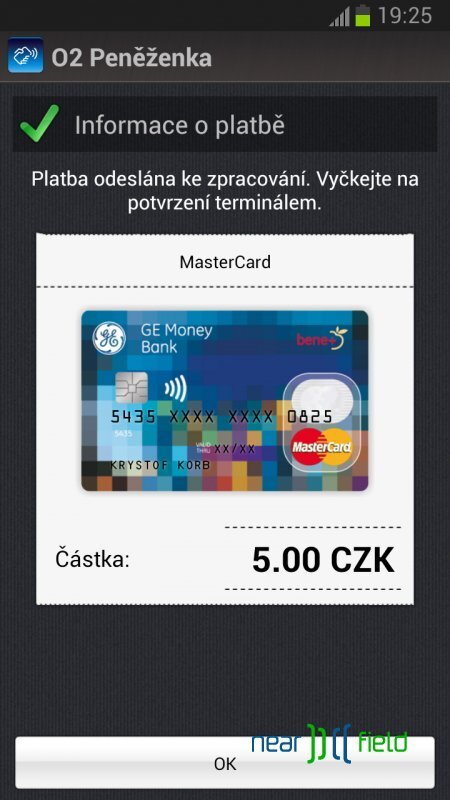 Platba 5 Kč