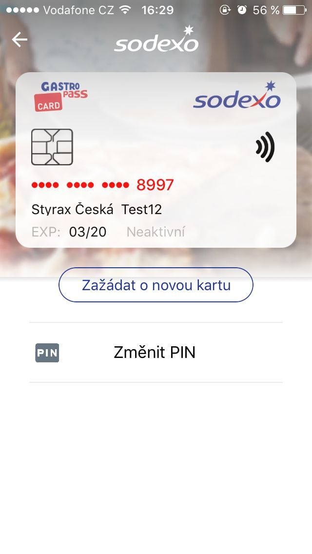 Sodexo Mobilní Platba