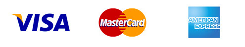 Visa/MasterCard/American Express logo