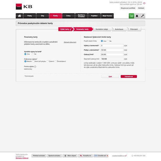 Žádost o mobilní kartu