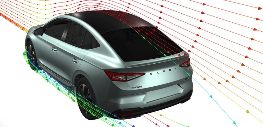 aerodynamika Škoda Enyaq coupé