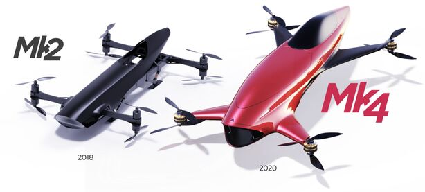 Airspeeder Mk2 a Mk4