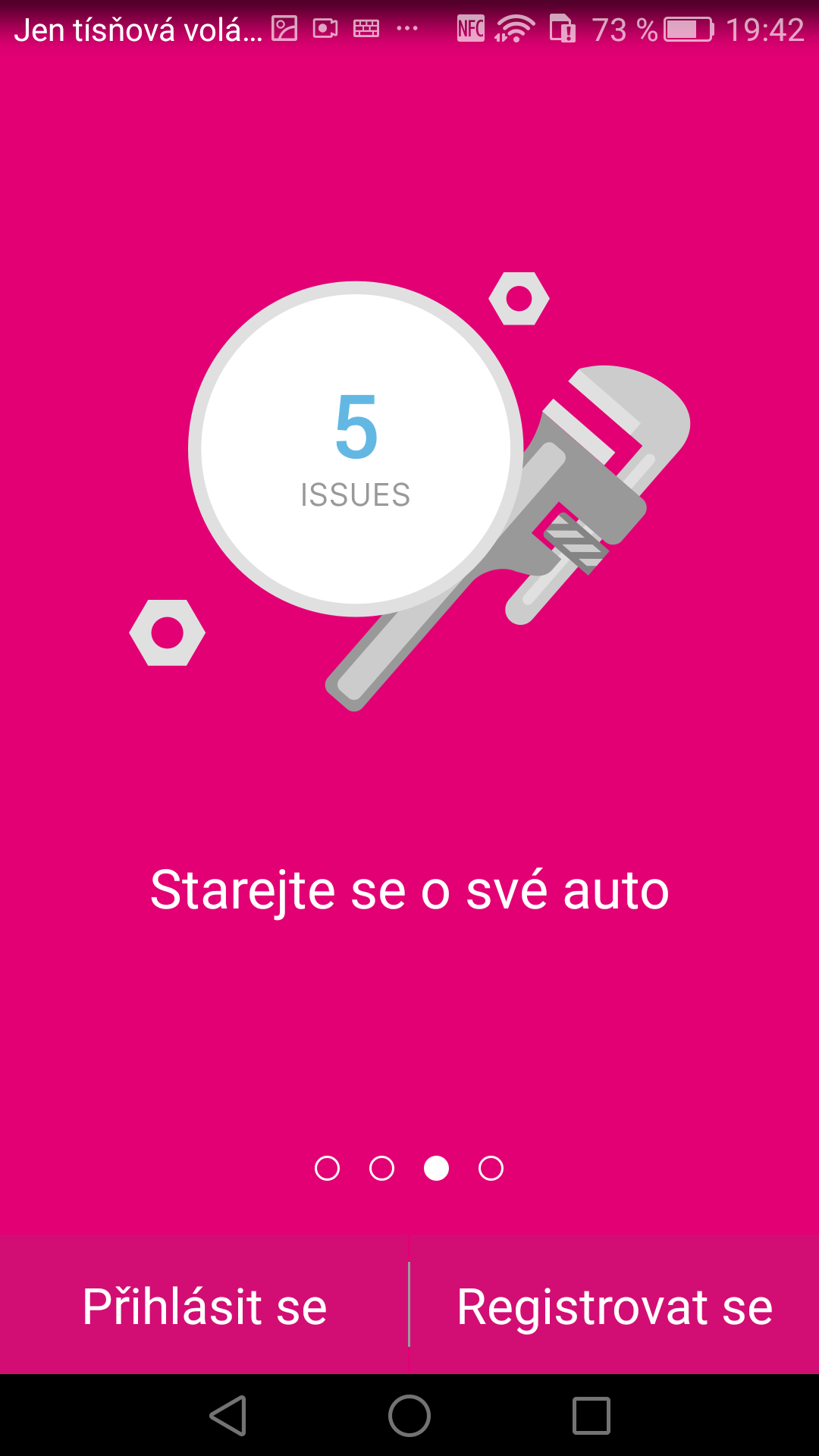 Android aplikace Motion