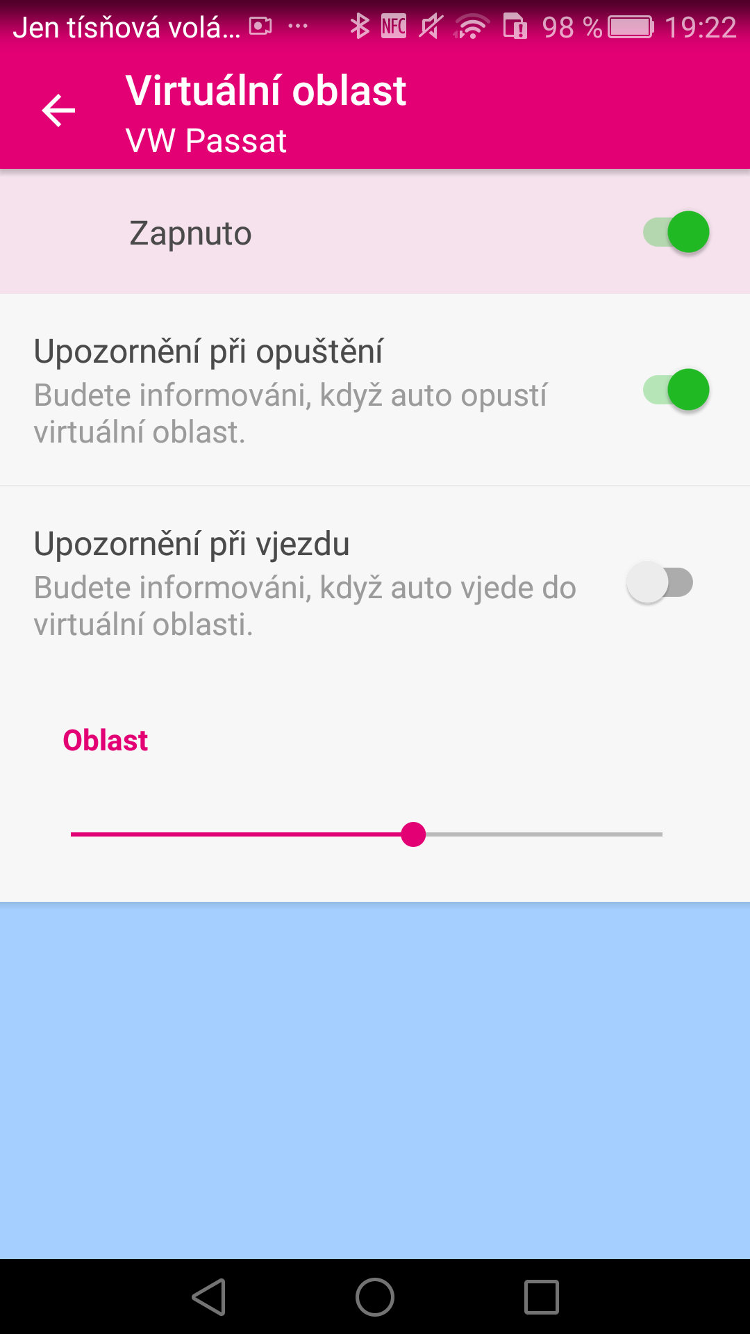 Android aplikace Motion