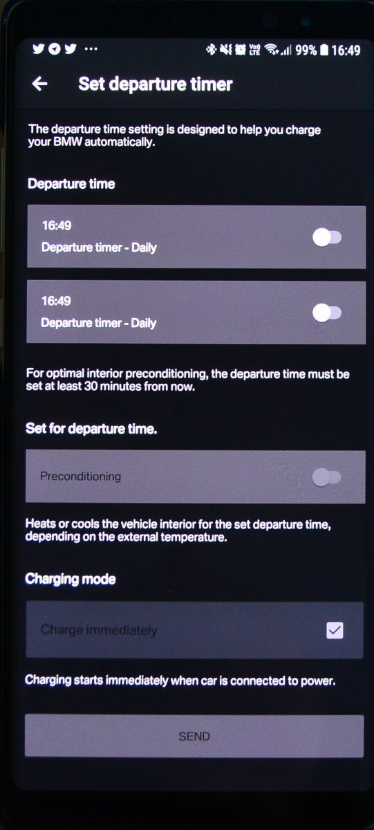 Aplikace BMW Connected