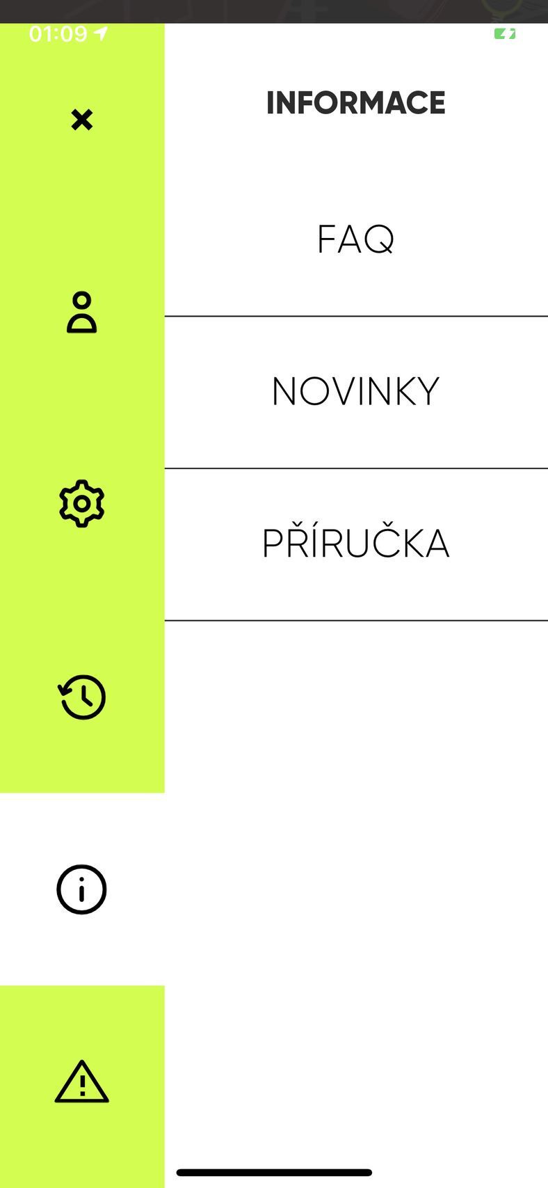 Aplikace Freebike – sdílená elektrokola