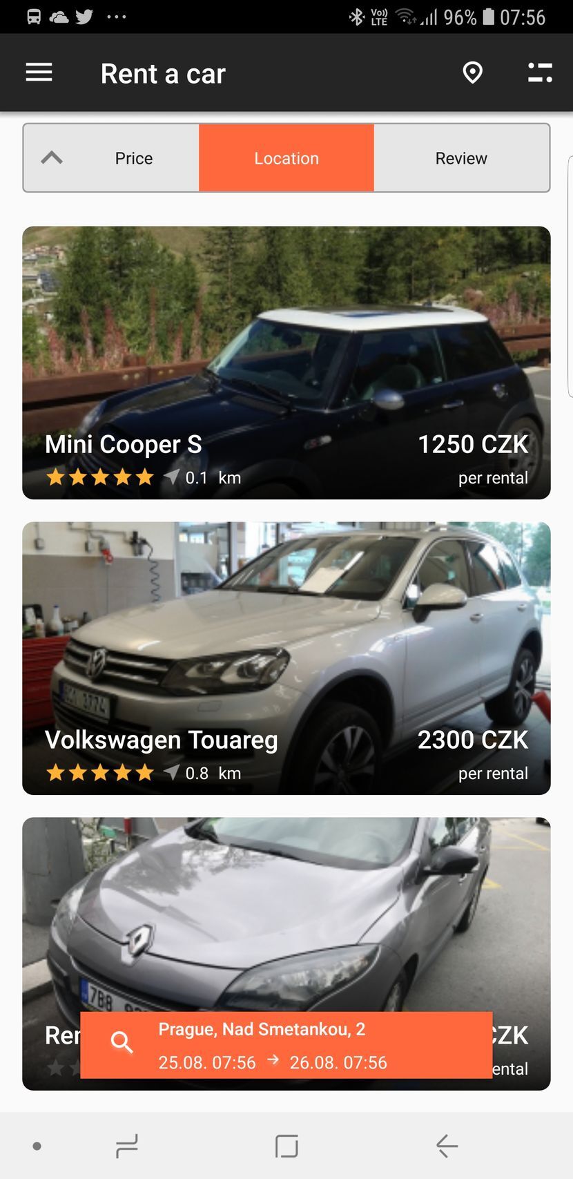 Aplikace HoppyGo pro Android