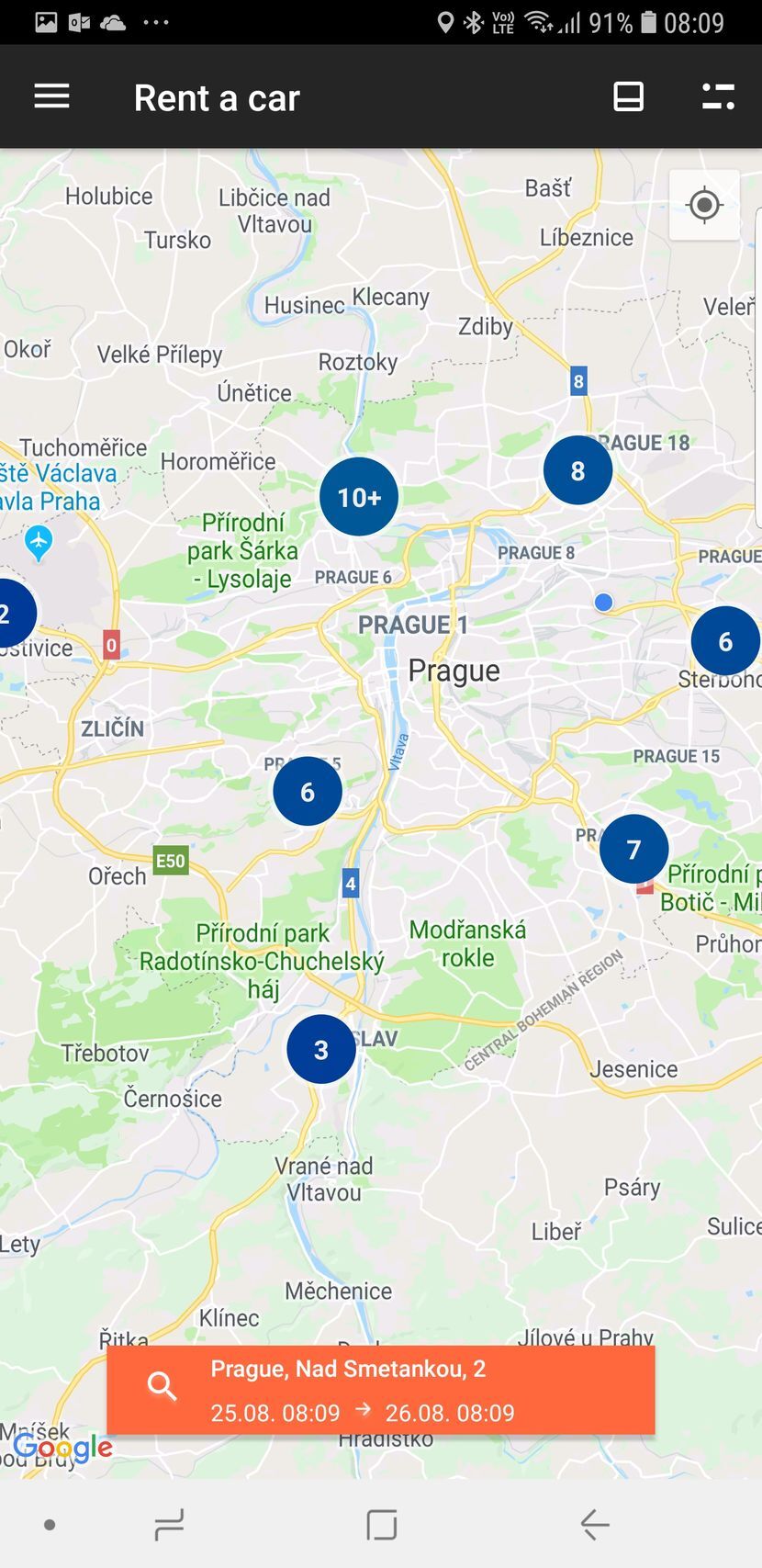 Aplikace HoppyGo pro Android