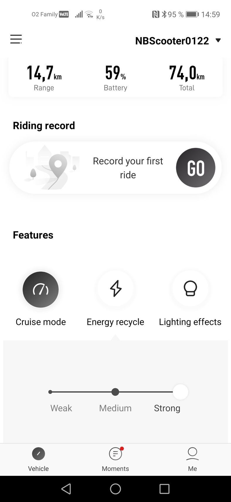 Aplikace ke koloběžce SEAT MÓ eKickScooter 25