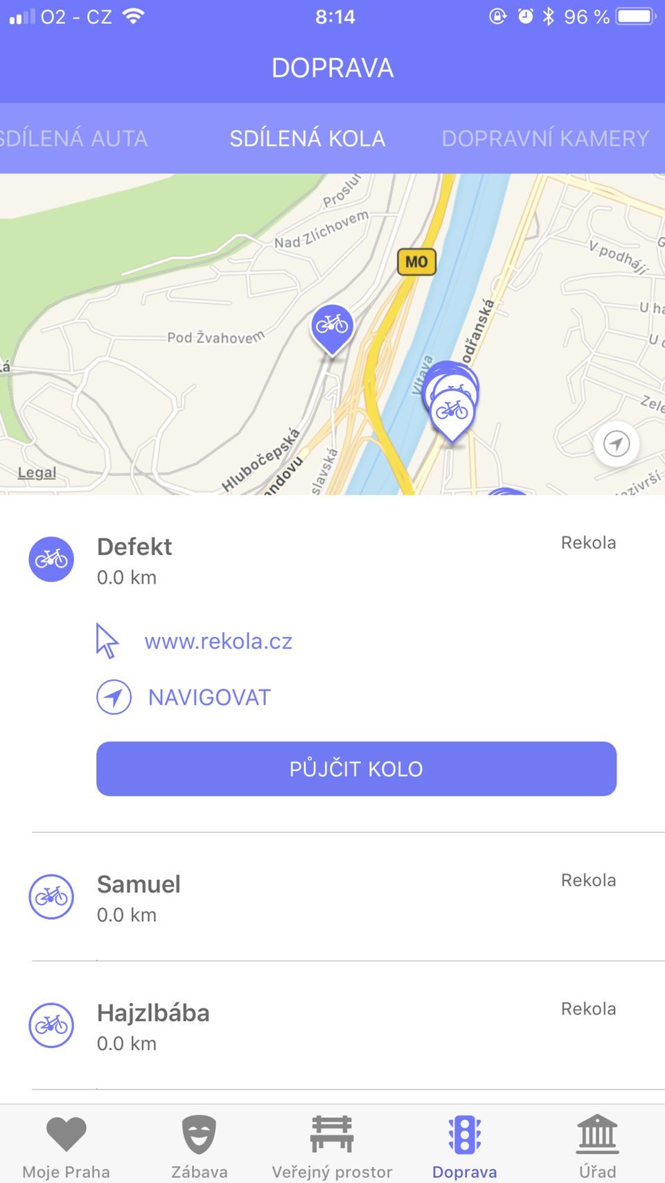Aplikace Moje Praha
