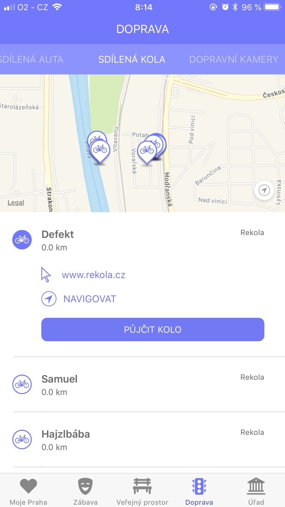 Aplikace Moje Praha