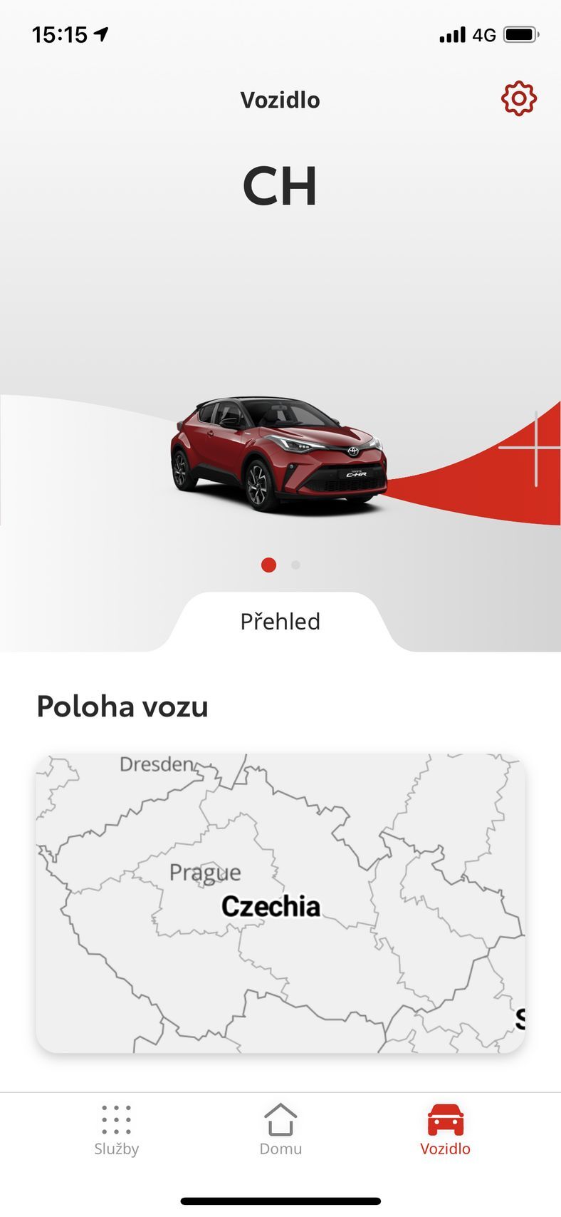 Aplikace MyT od Toyoty