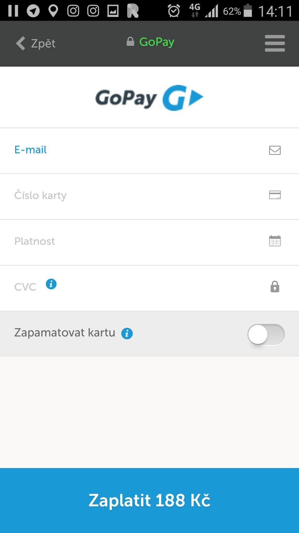 Aplikace Re.volt Carsharing