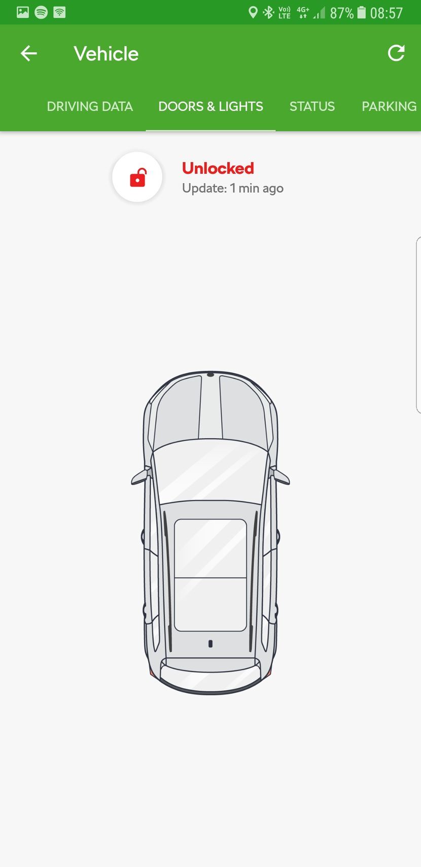 Aplikace Škoda Connect