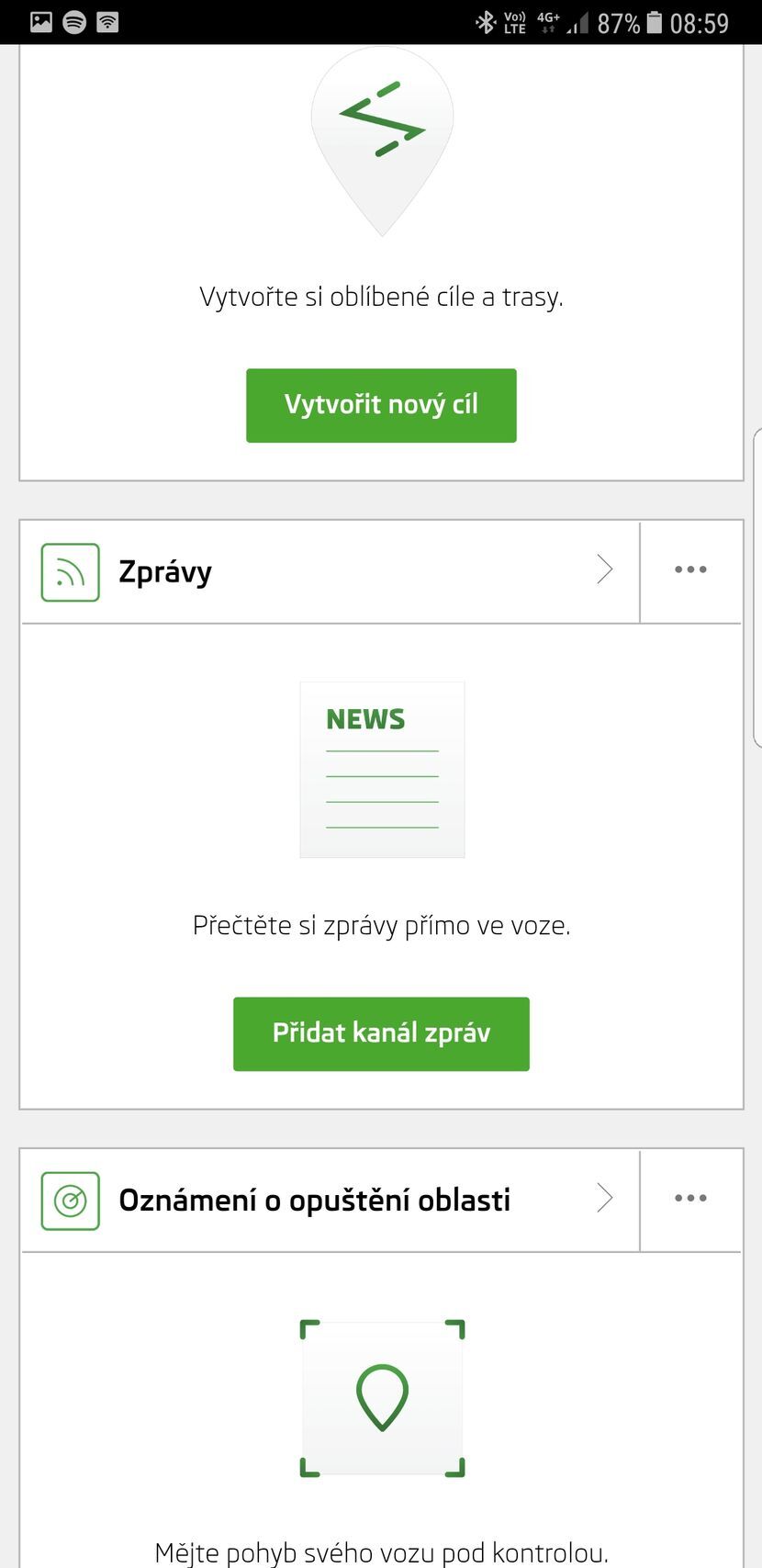 Aplikace Škoda Connect