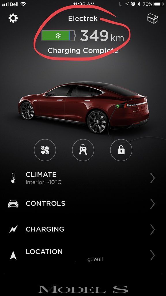 Aplikace Tesla