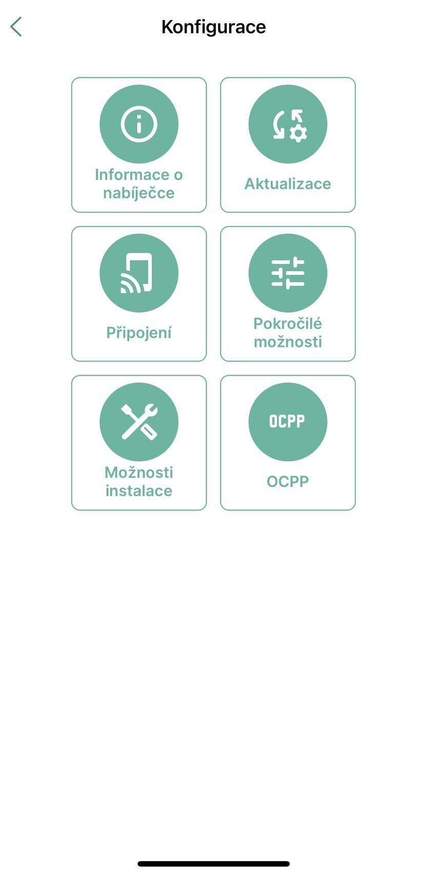 aplikace Wallbox Commander 2