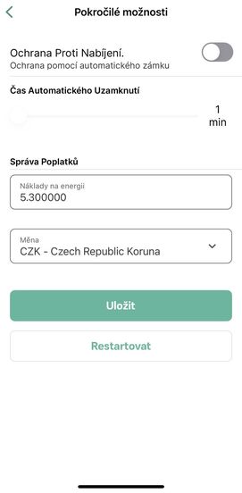aplikace Wallbox Commander 2