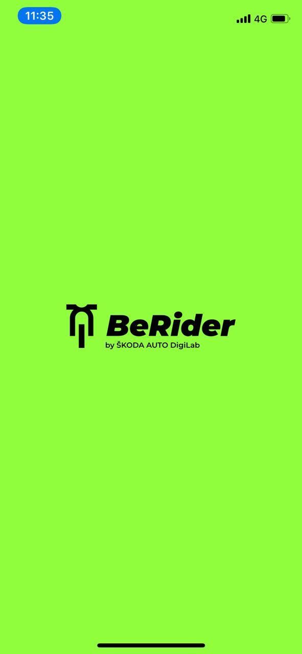 Aplikaci BeRider na iOS