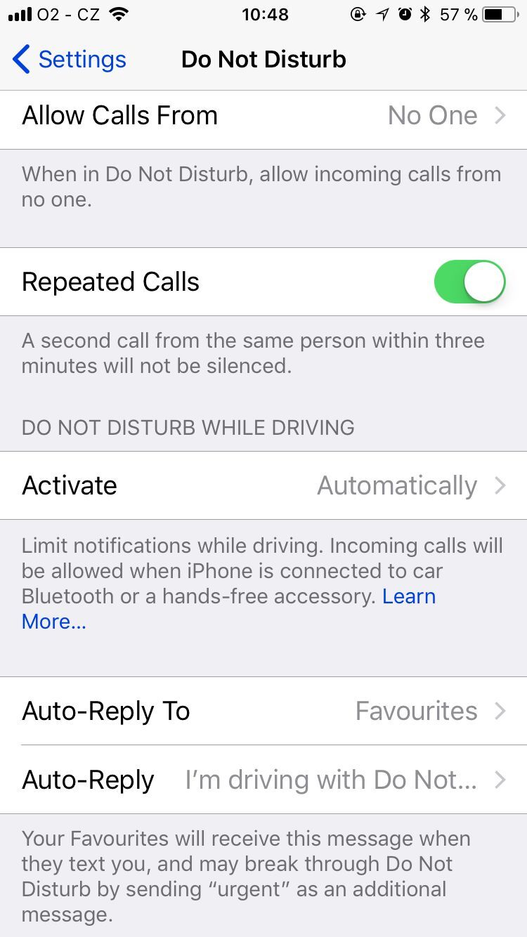 Apple Do Not Disturb
