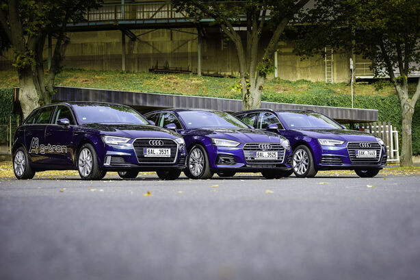 Audi A3, A4 a A5 g-tron