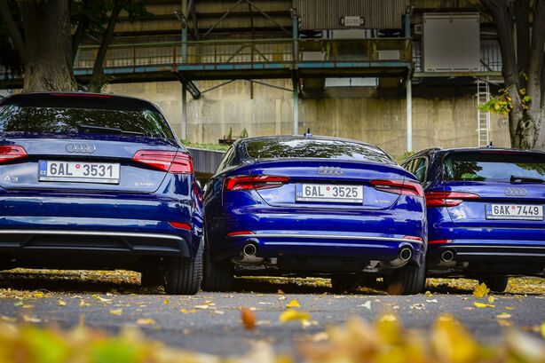 Audi A3, A4 a A5 g-tron