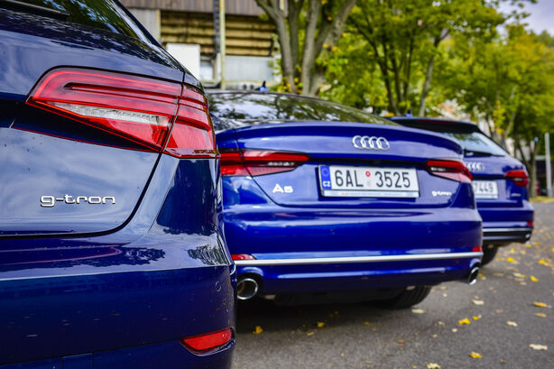 Audi A3, A4 a A5 g-tron
