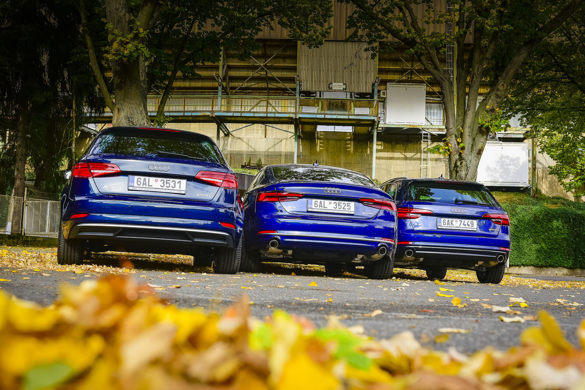 Audi A3, A4 a A5 g-tron