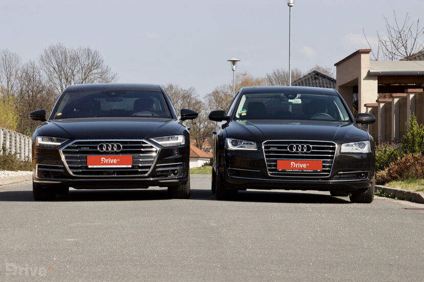 Audi A8 (2017) vs Audi A8 (2010)