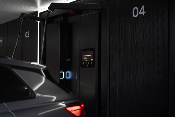 Audi charging hub