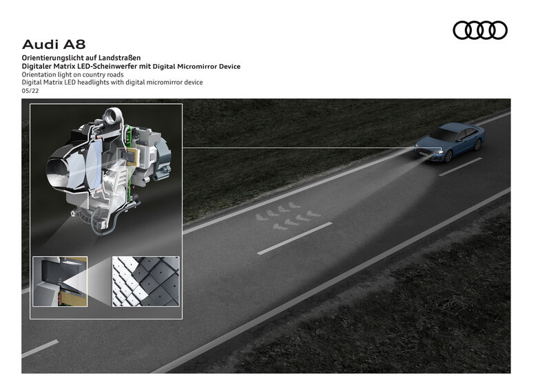 Audi digital matrix light