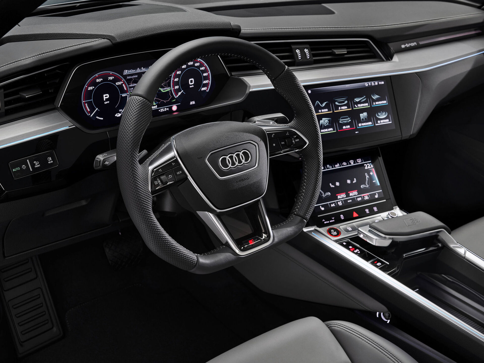 Audi e-tron - volant