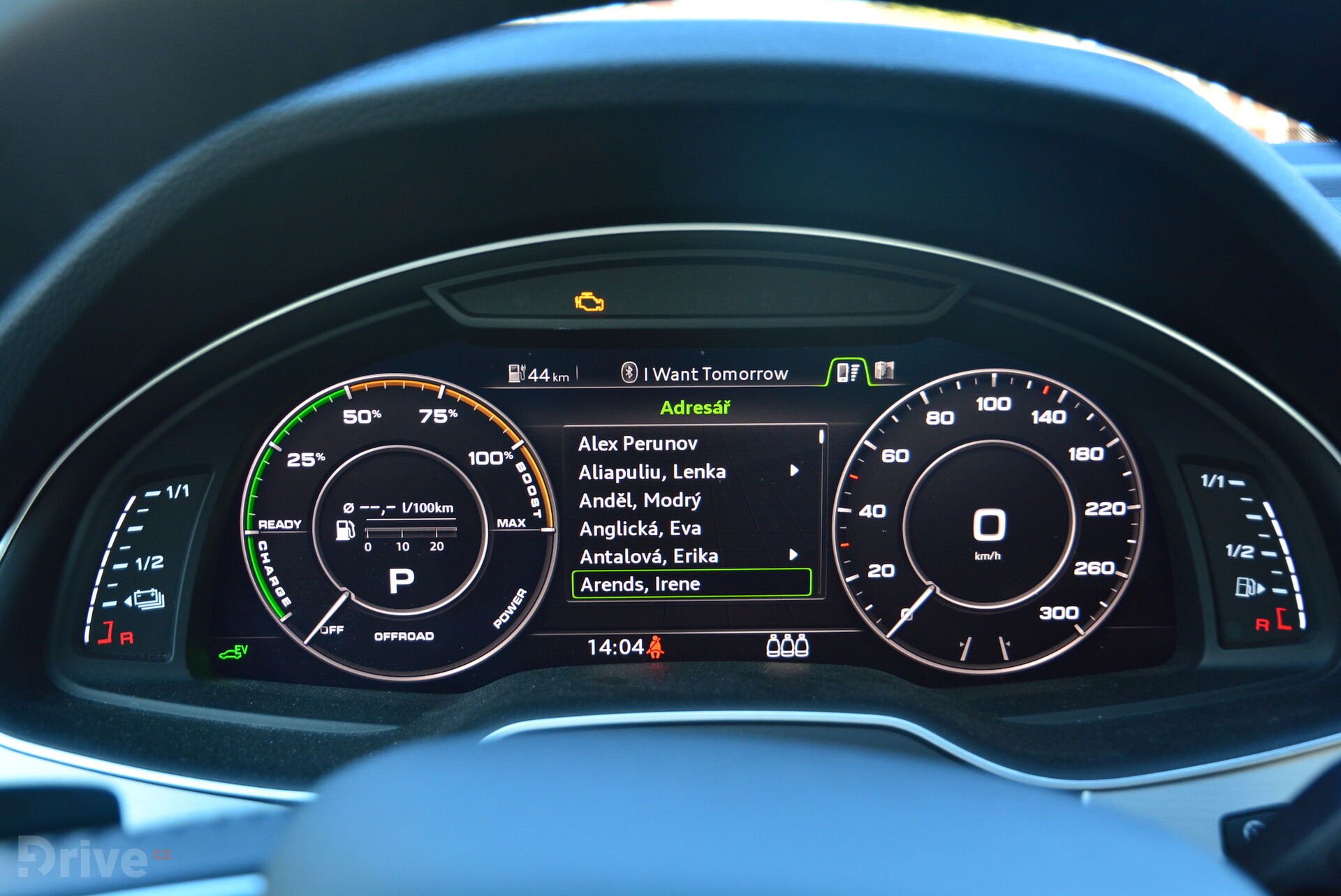 Audi Q7 e-tron virtual cockpit